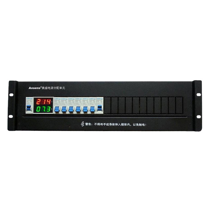 定制3U05 機柜架頂單聯(lián)分配單元 交流配電箱 通信設備單元 電壓電流顯示